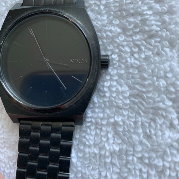 NIXON Time Teller Black on Black main image 5